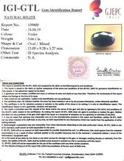 6.22 Ratti Natural Iolite With Govt. Lab Certificate-(1221)